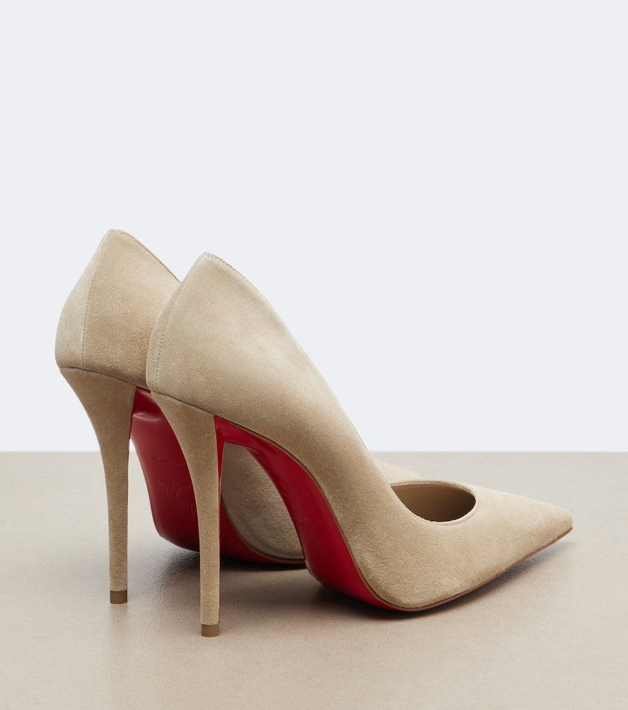 Christian Louboutin Miss Z suede pumps in Beige - High-Heel Pumps