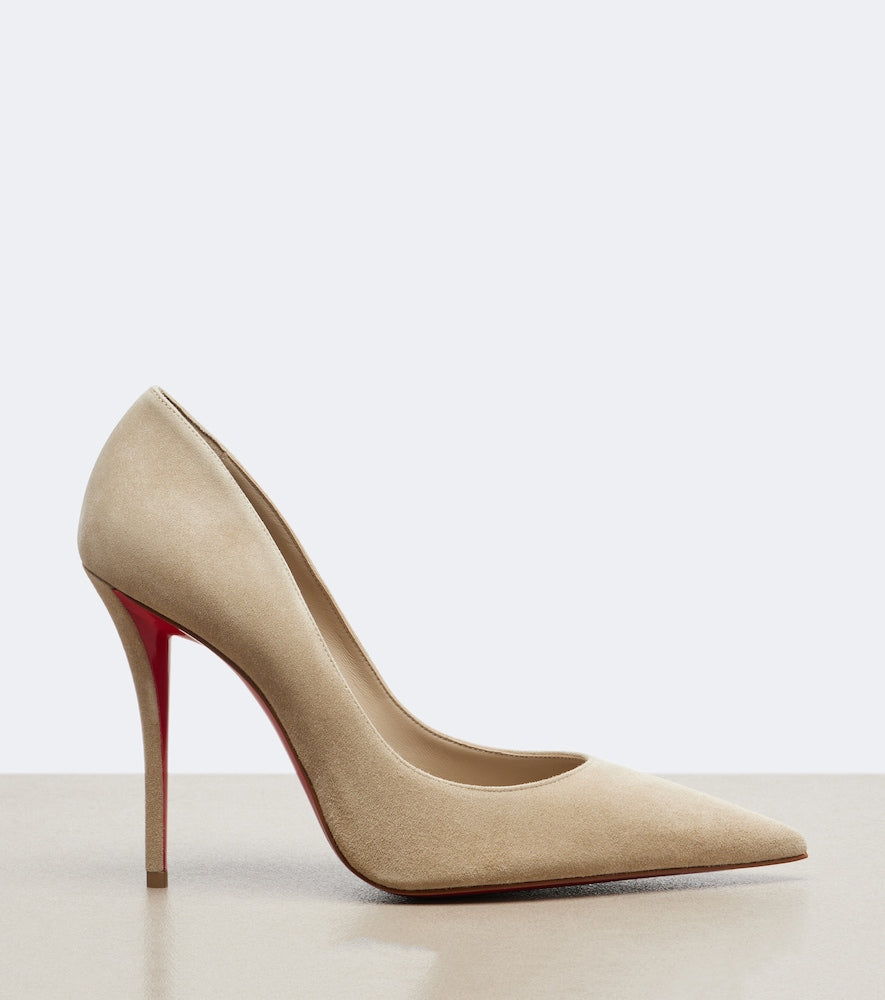 Christian Louboutin Miss Z suede pumps in Beige - High-Heel Pumps