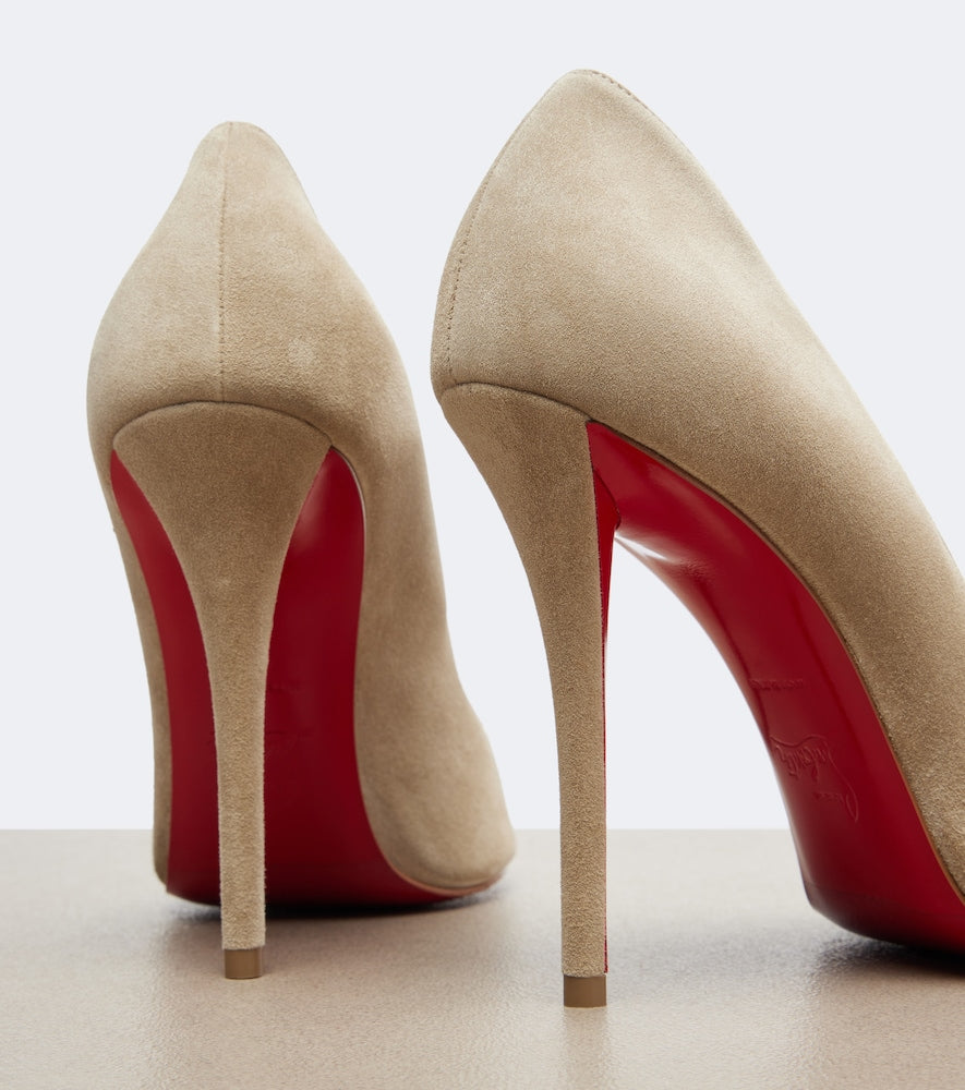 Christian Louboutin Miss Z suede pumps in Beige - High-Heel Pumps