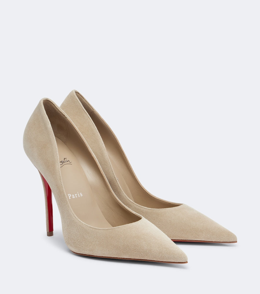 Christian Louboutin Miss Z suede pumps in Beige - High-Heel Pumps