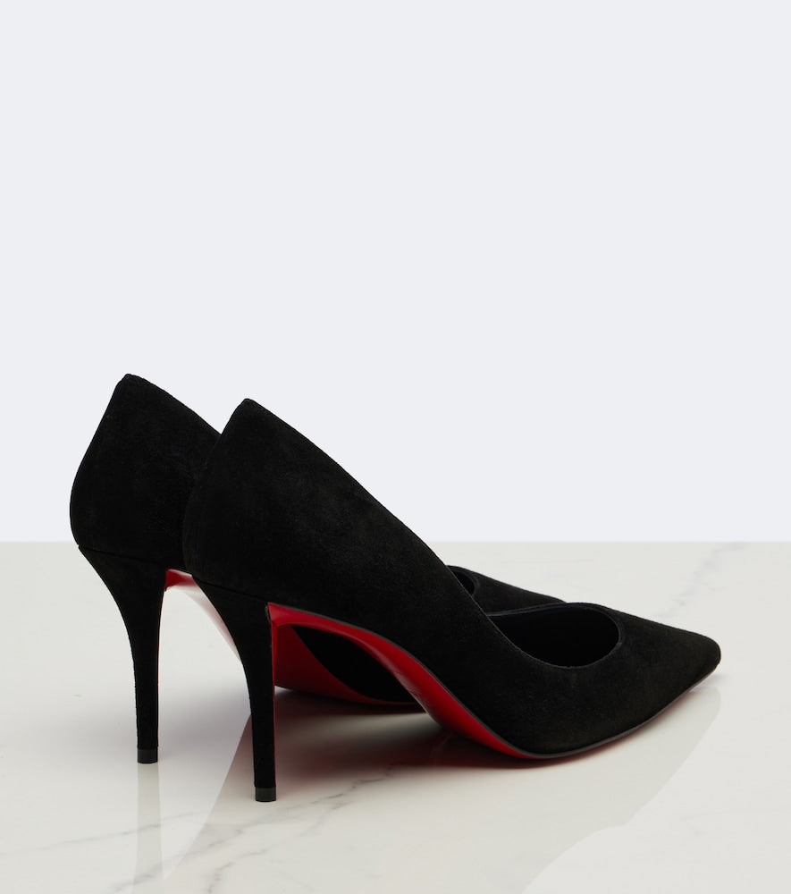 Christian Louboutin Miss Z suede pumps in Black - Mid Heel Pumps