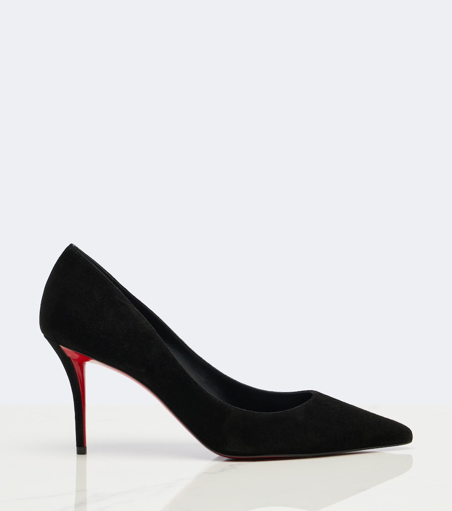 Christian Louboutin Miss Z suede pumps in Black - Mid Heel Pumps