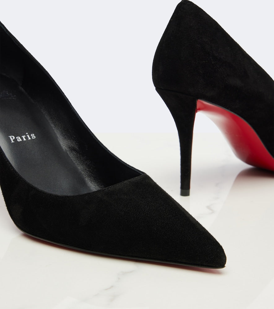Christian Louboutin Miss Z suede pumps in Black - Mid Heel Pumps