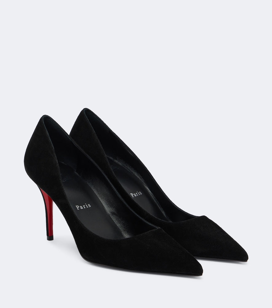 Christian Louboutin Miss Z suede pumps in Black - Mid Heel Pumps