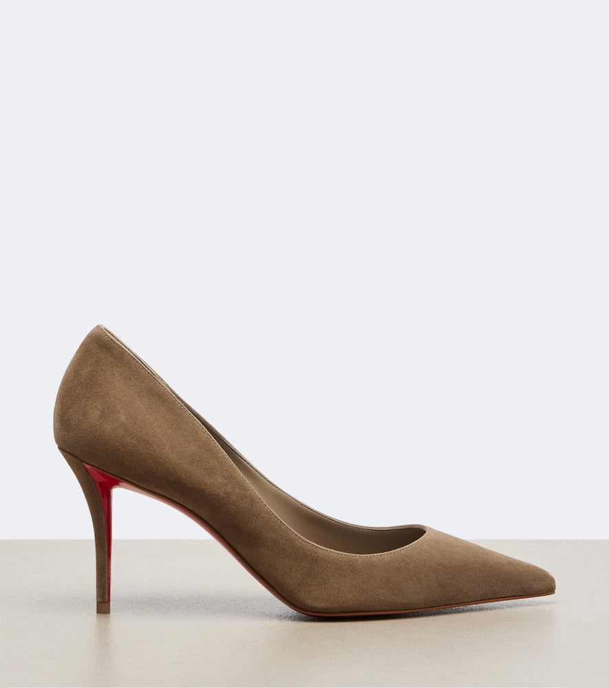 Christian Louboutin Miss Z suede pumps - Brown Mid Heel Pumps