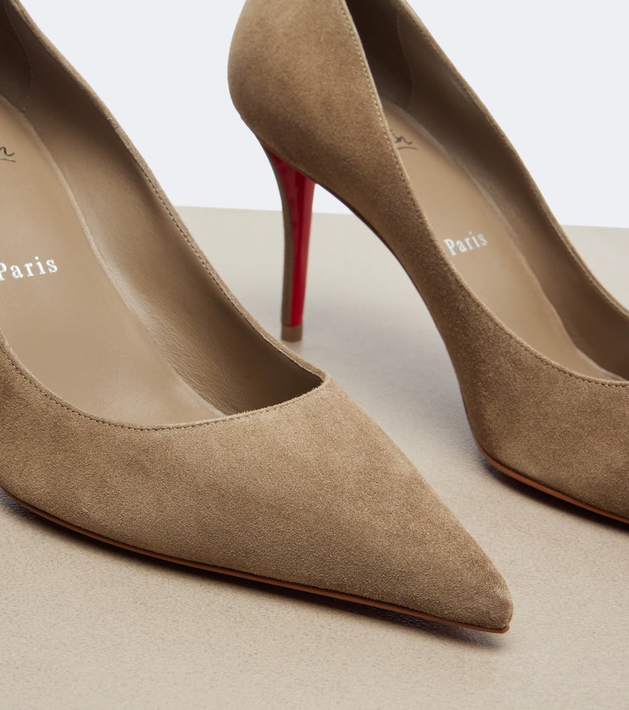 Christian Louboutin Miss Z suede pumps - Brown Mid Heel Pumps