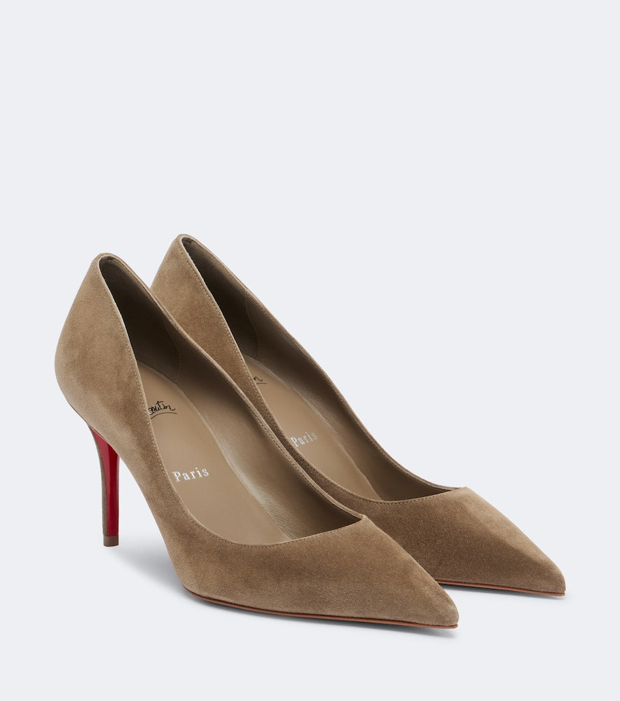 Christian Louboutin Miss Z suede pumps - Brown Mid Heel Pumps
