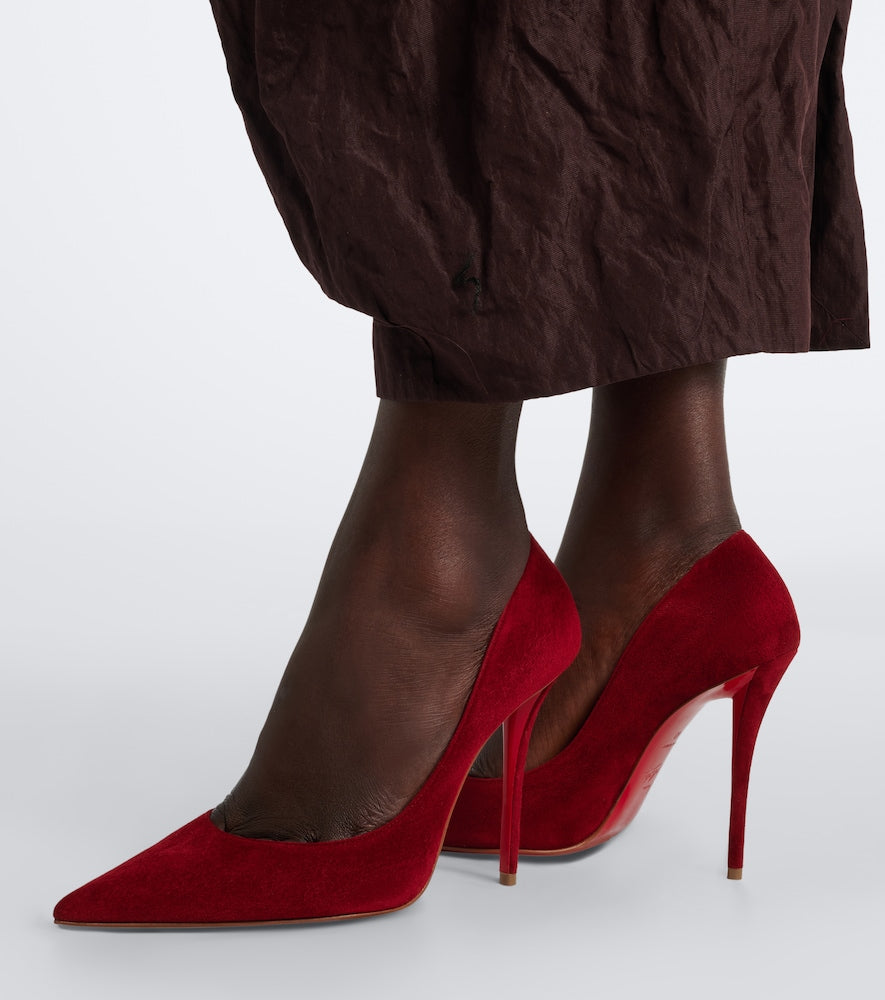 Christian Louboutin Miss Z suede pumps in Red - High-Heel Pumps