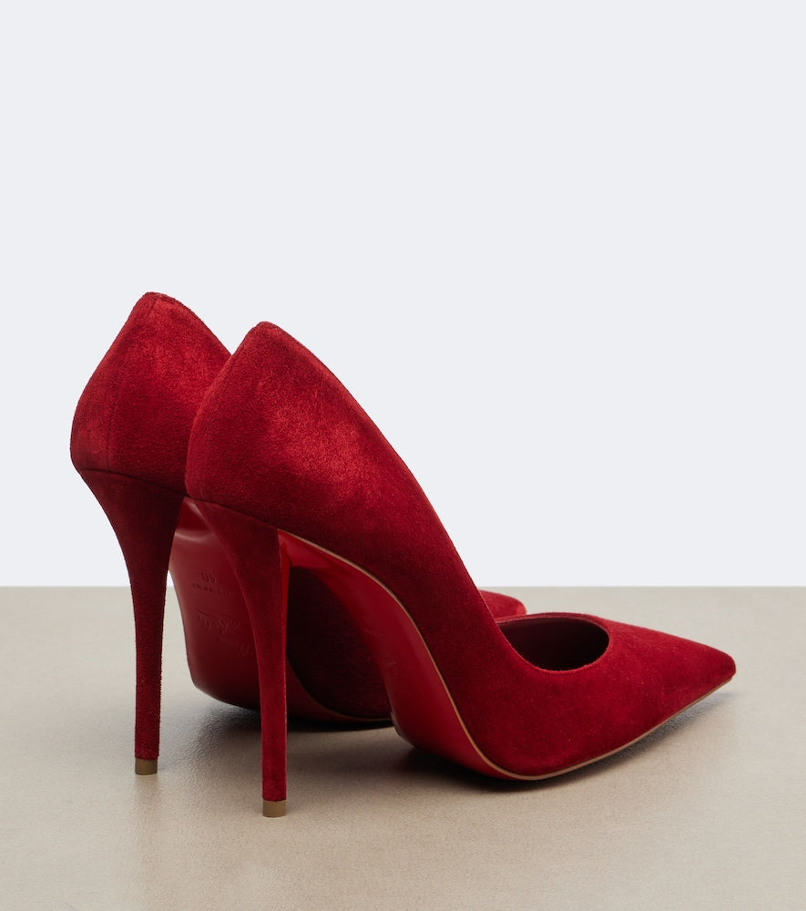Christian Louboutin Miss Z suede pumps in Red - High-Heel Pumps
