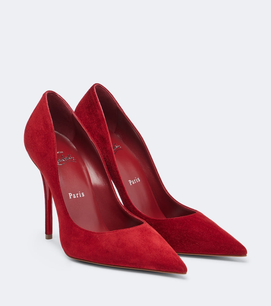 Christian Louboutin Miss Z suede pumps in Red - High-Heel Pumps