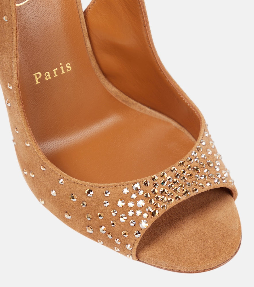 Christian Louboutin Nudes Degrachick suede sandals (Beige) - High-Heel Sandals