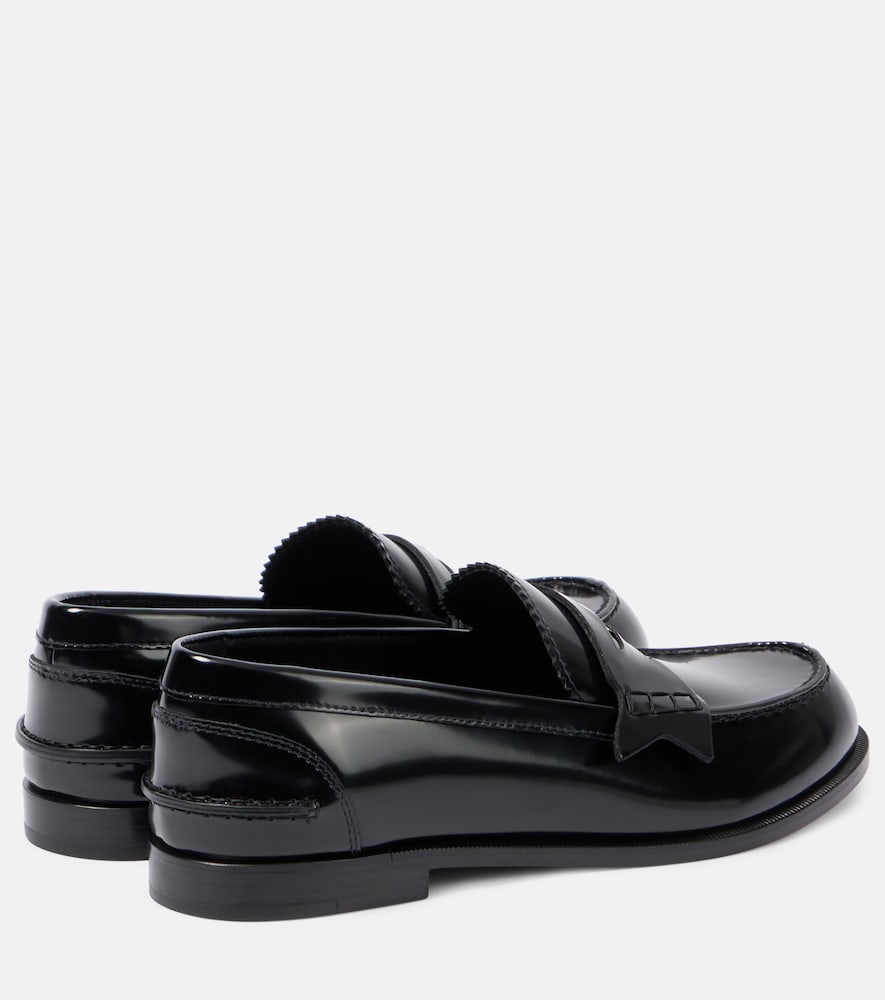 Christian Louboutin Penny leather loafers in Black - Loafers