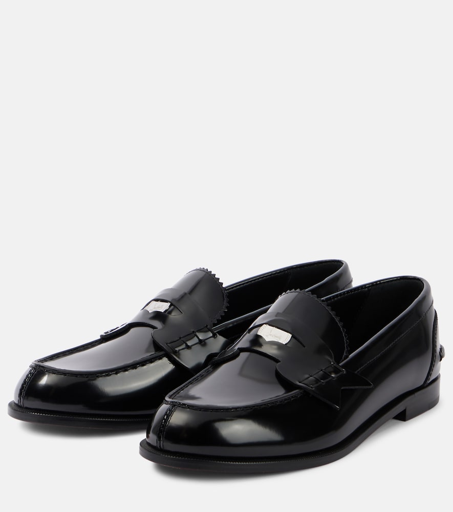 Christian Louboutin Penny leather loafers in Black - Loafers