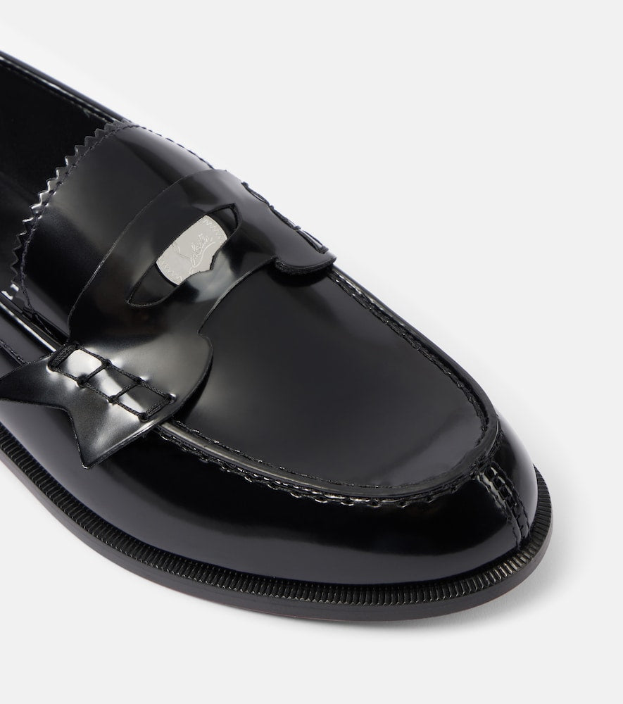 Christian Louboutin Penny leather loafers in Black - Loafers