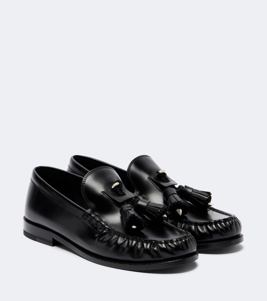 Black Christian Louboutin Rochelle leather loafers - Loafers