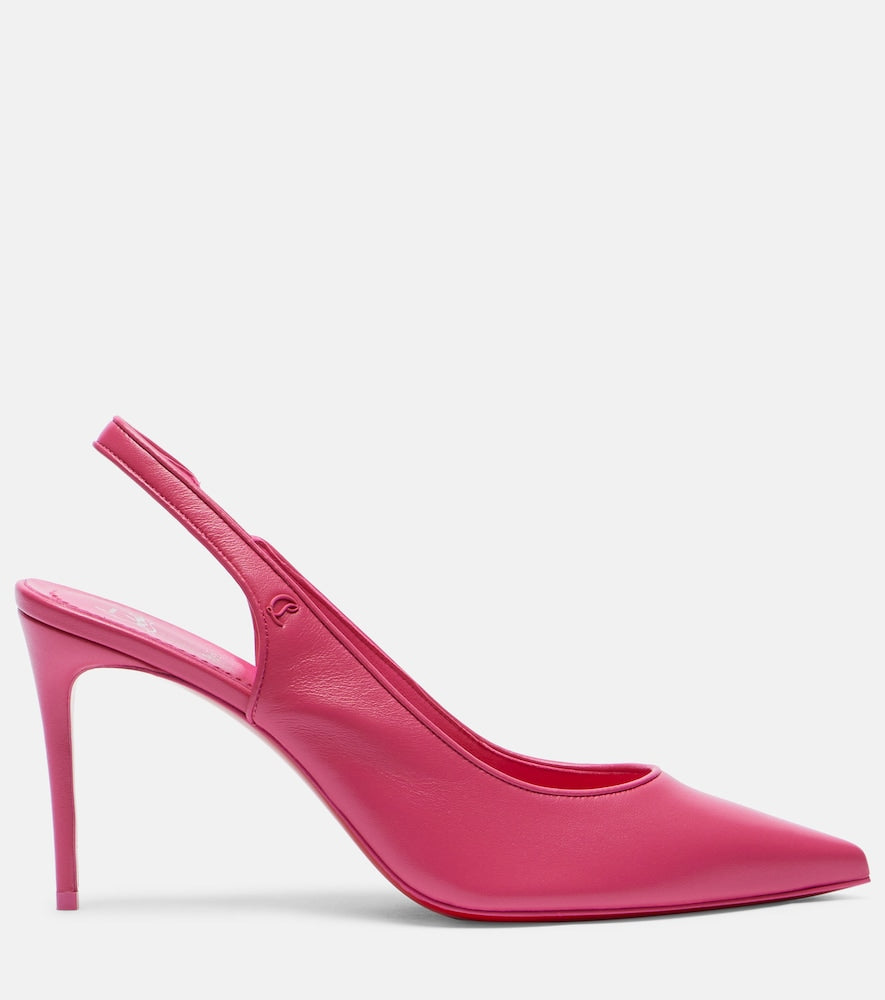 Christian Louboutin Sporty Kate 85 leather slingback pumps in Pink - High-Heel Pumps
