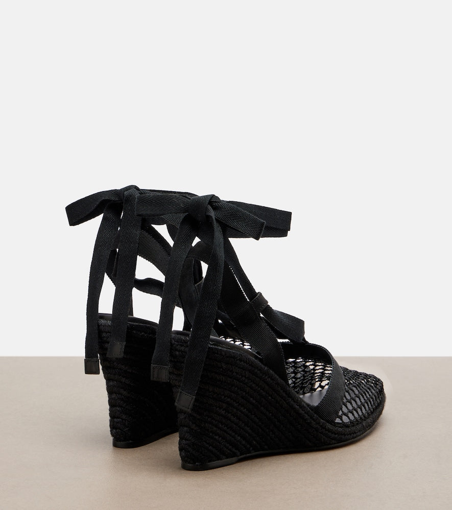 Christian Louboutin Toleda espadrille wedges in Black - High Espadrilles