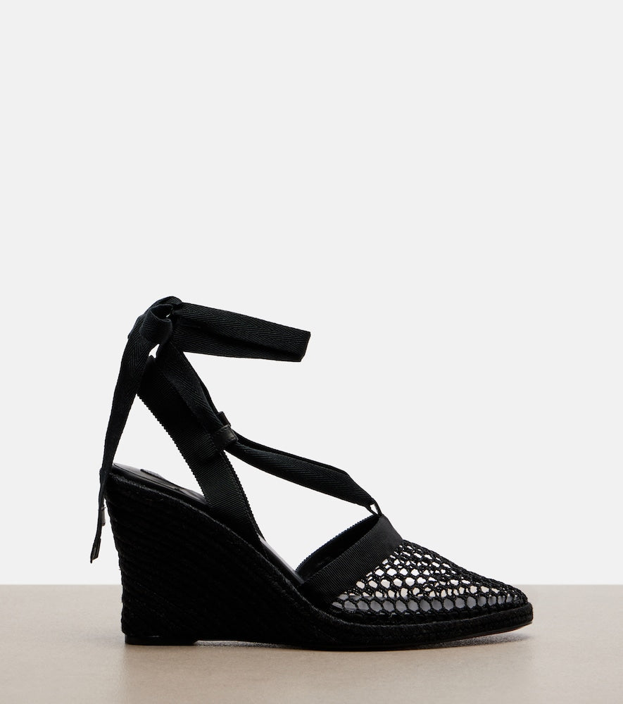 Christian Louboutin Toleda espadrille wedges in Black - High Espadrilles