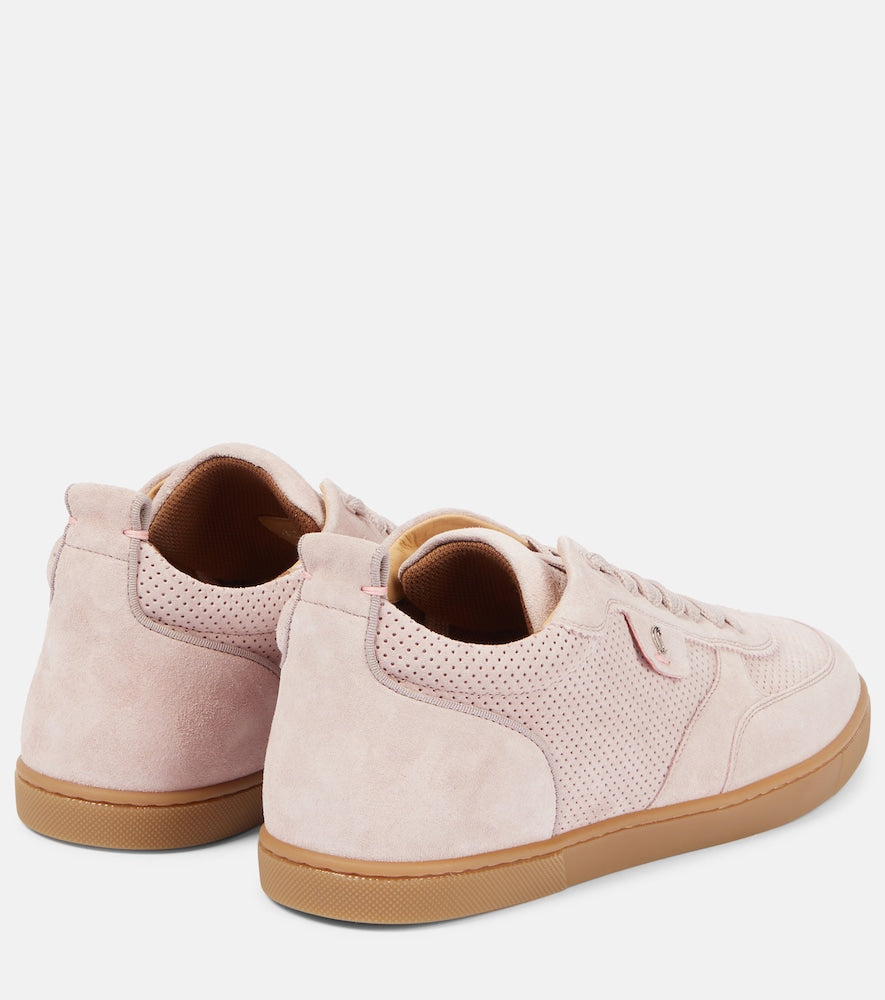 Pink Christian Louboutin Tutti Rui suede sneakers - Low-Top Sneakers