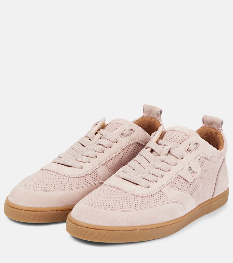 Pink Christian Louboutin Tutti Rui suede sneakers - Low-Top Sneakers