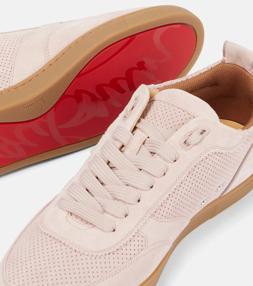 Pink Christian Louboutin Tutti Rui suede sneakers - Low-Top Sneakers