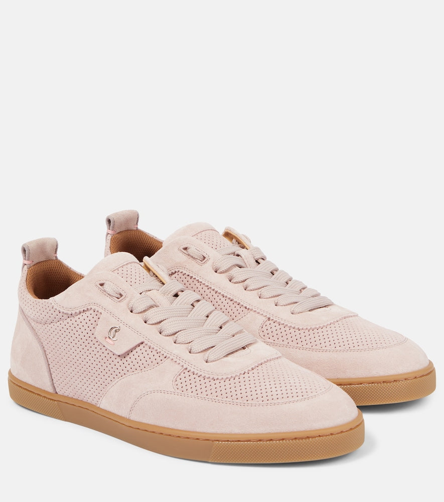Pink Christian Louboutin Tutti Rui suede sneakers - Low-Top Sneakers