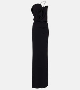 Christopher Esber Asymmetric jersey midi dress