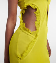 Christopher Esber Carina ruffled cutout midi dress