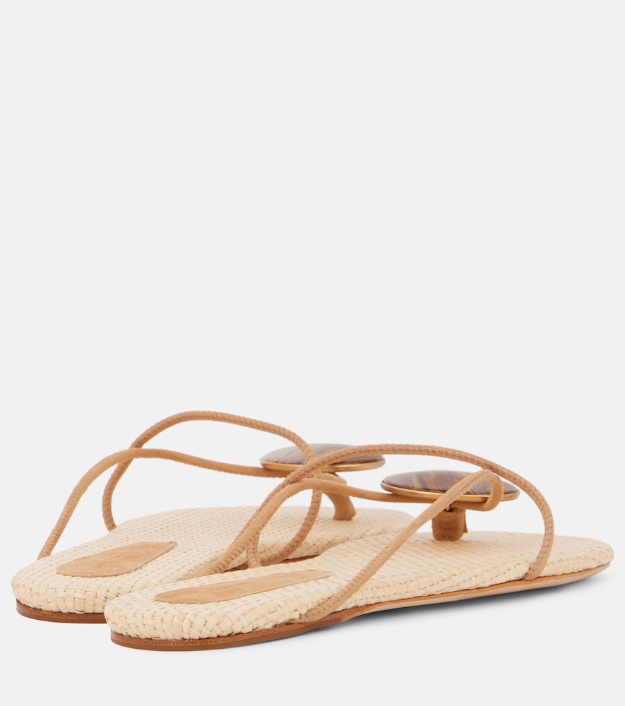 Christopher Esber Doma embellished thong sandals
