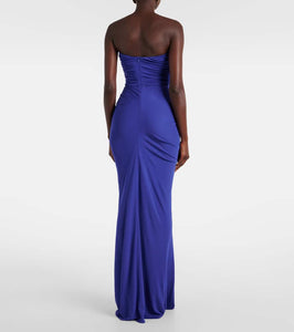 Christopher Esber Embellished draped jersey gown