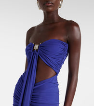 Christopher Esber Embellished draped jersey gown