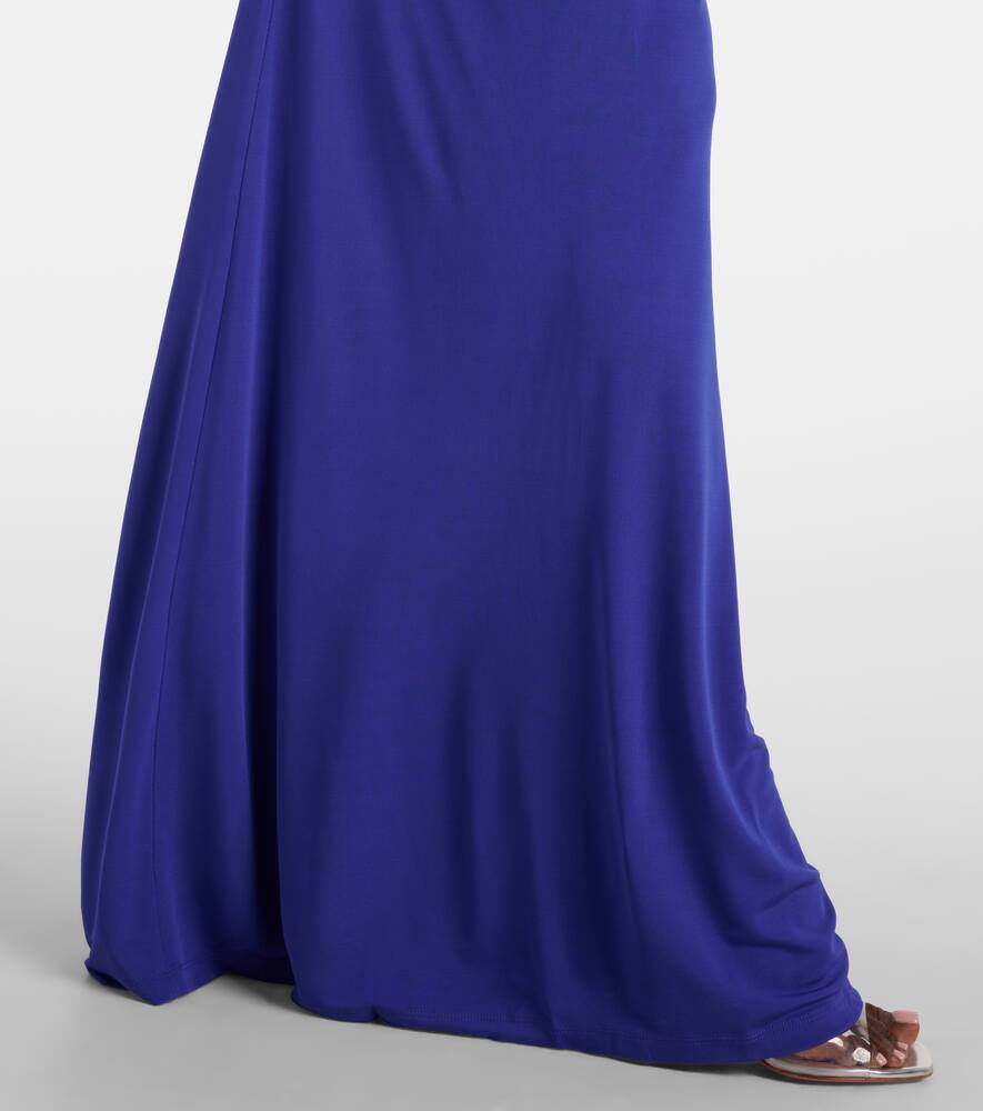 Christopher Esber Embellished draped jersey gown