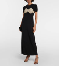 Christopher Esber Embellished jersey maxi dress