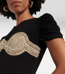 Christopher Esber Embellished jersey maxi dress