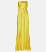 Christopher Esber Filo strapless silk satin gown