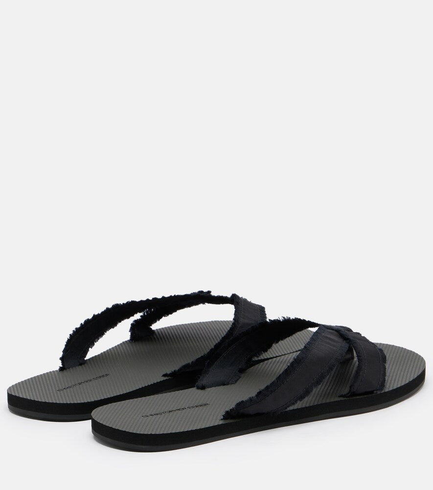 Christopher Esber Freya satin thong sandals