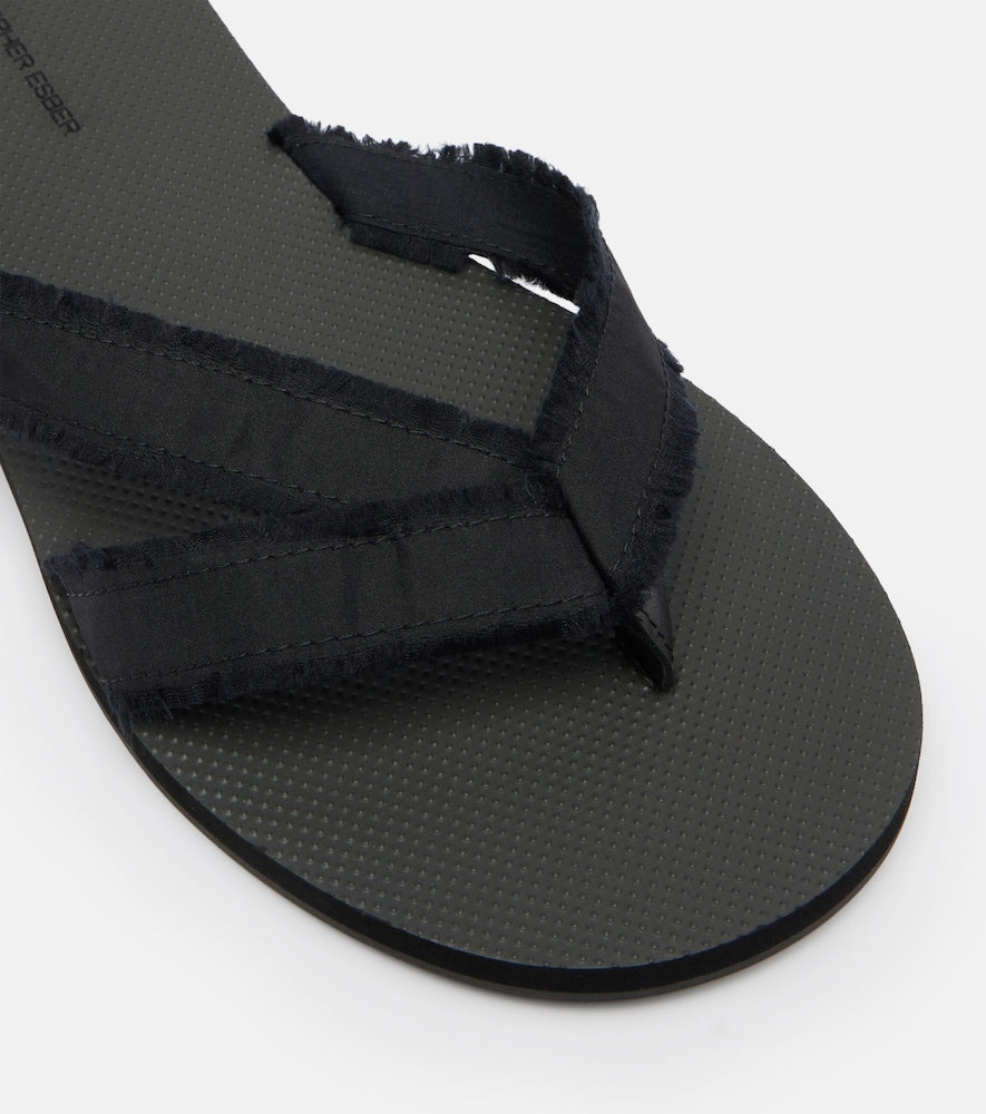 Christopher Esber Freya satin thong sandals