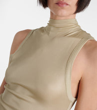 Christopher Esber Fusion ruched faille maxi dress