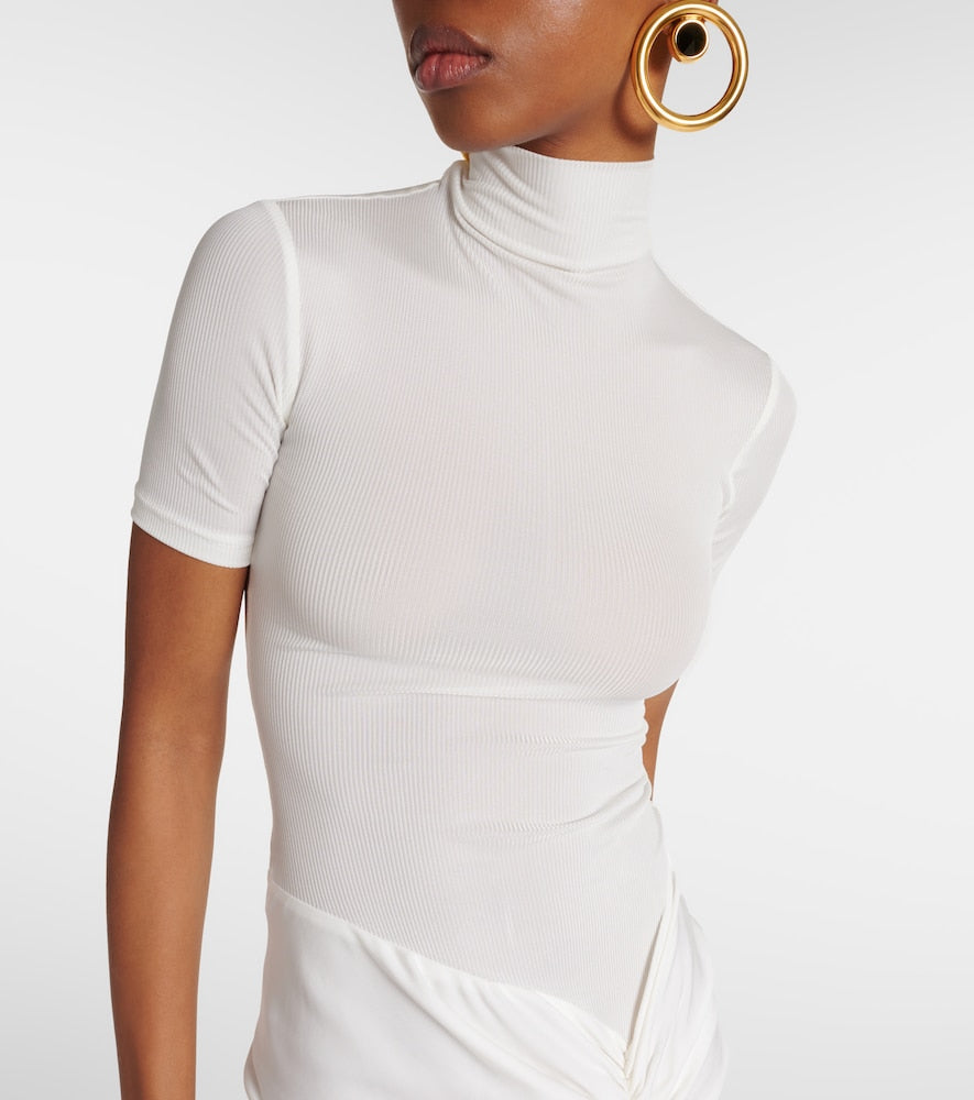 Christopher Esber Fusion ruched maxi dress