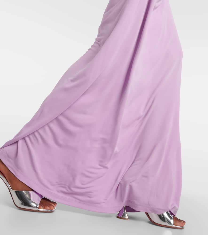 Christopher Esber Helix embellished cutout jersey gown