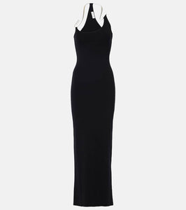Christopher Esber Levitate pearl-embellished maxi dress