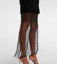 Christopher Esber Macrame Monument wool and cashmere maxi dress