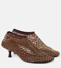 Christopher Esber Minette crystal-embellished fishnet pumps