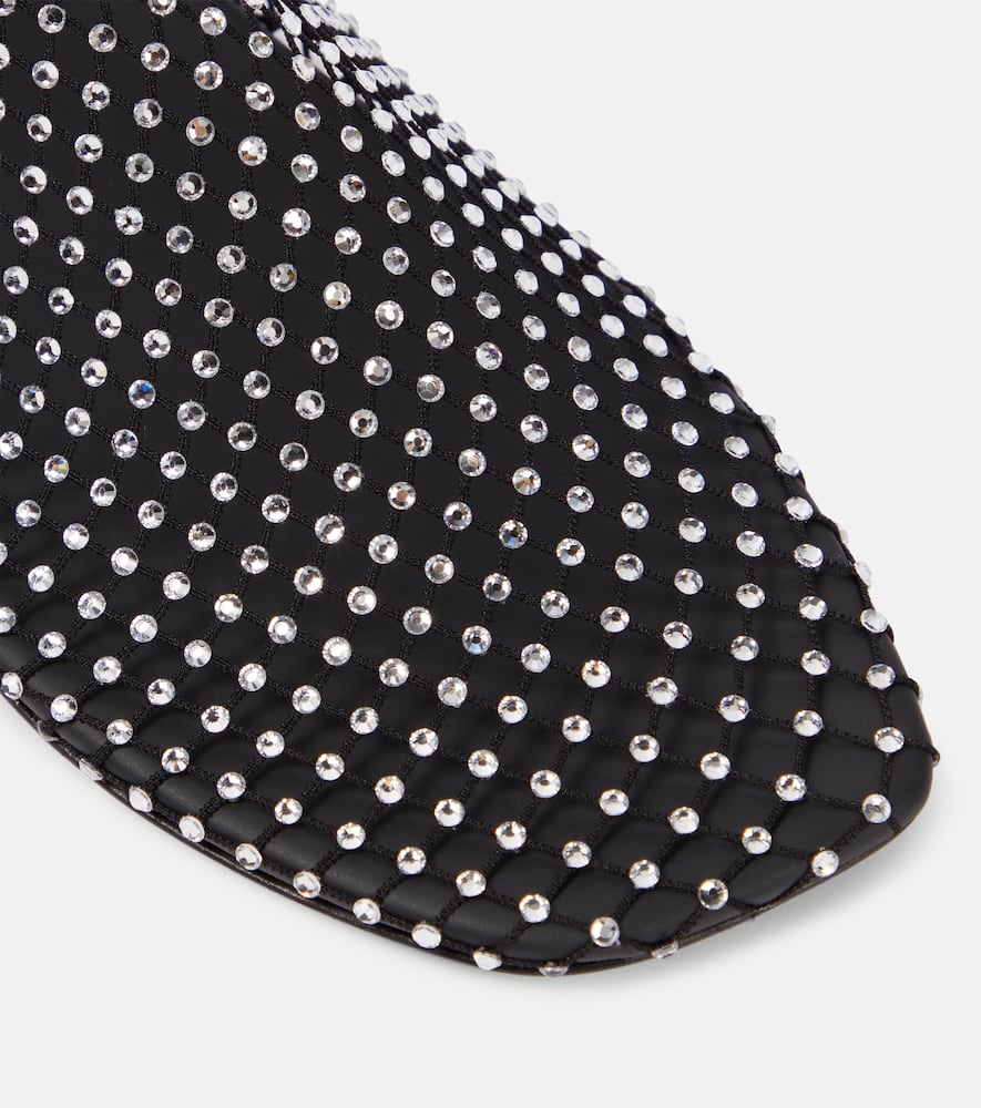 Christopher Esber Minette embellished mesh ballet flats
