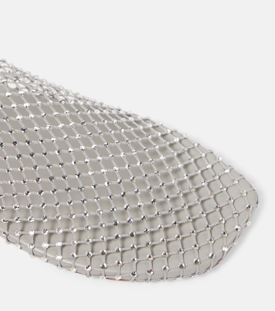 Christopher Esber Minette embellished mesh flats