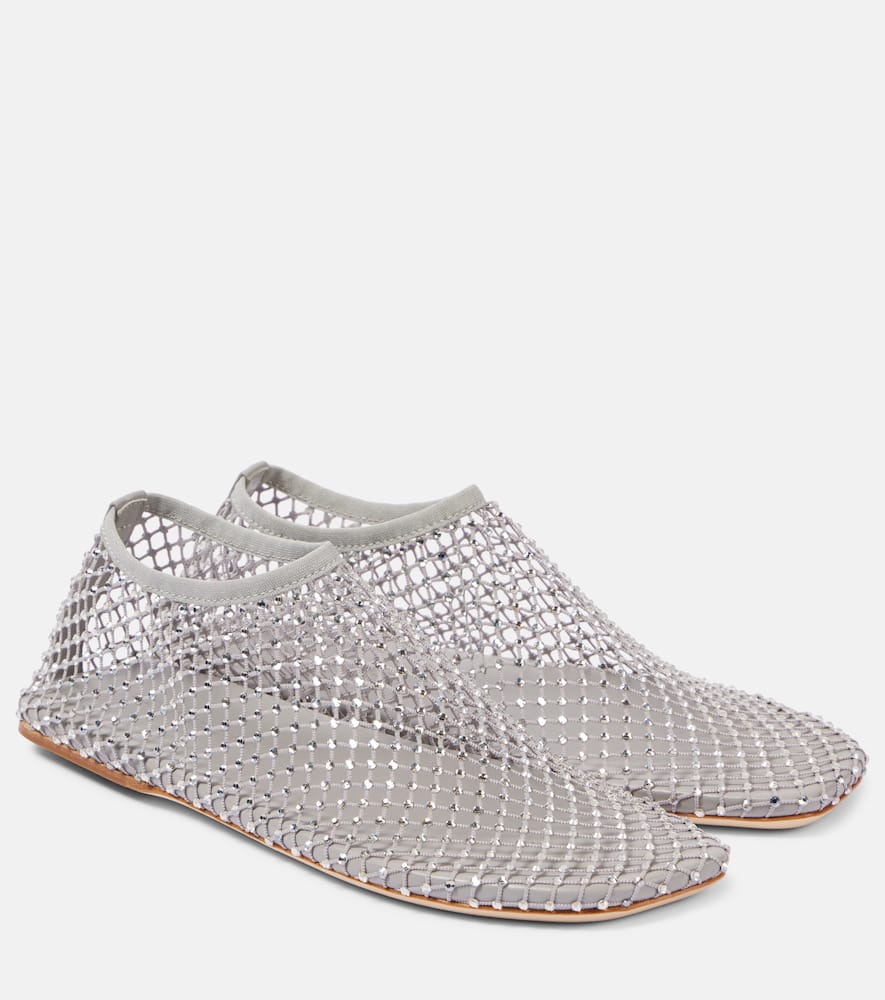 Christopher Esber Minette embellished mesh flats