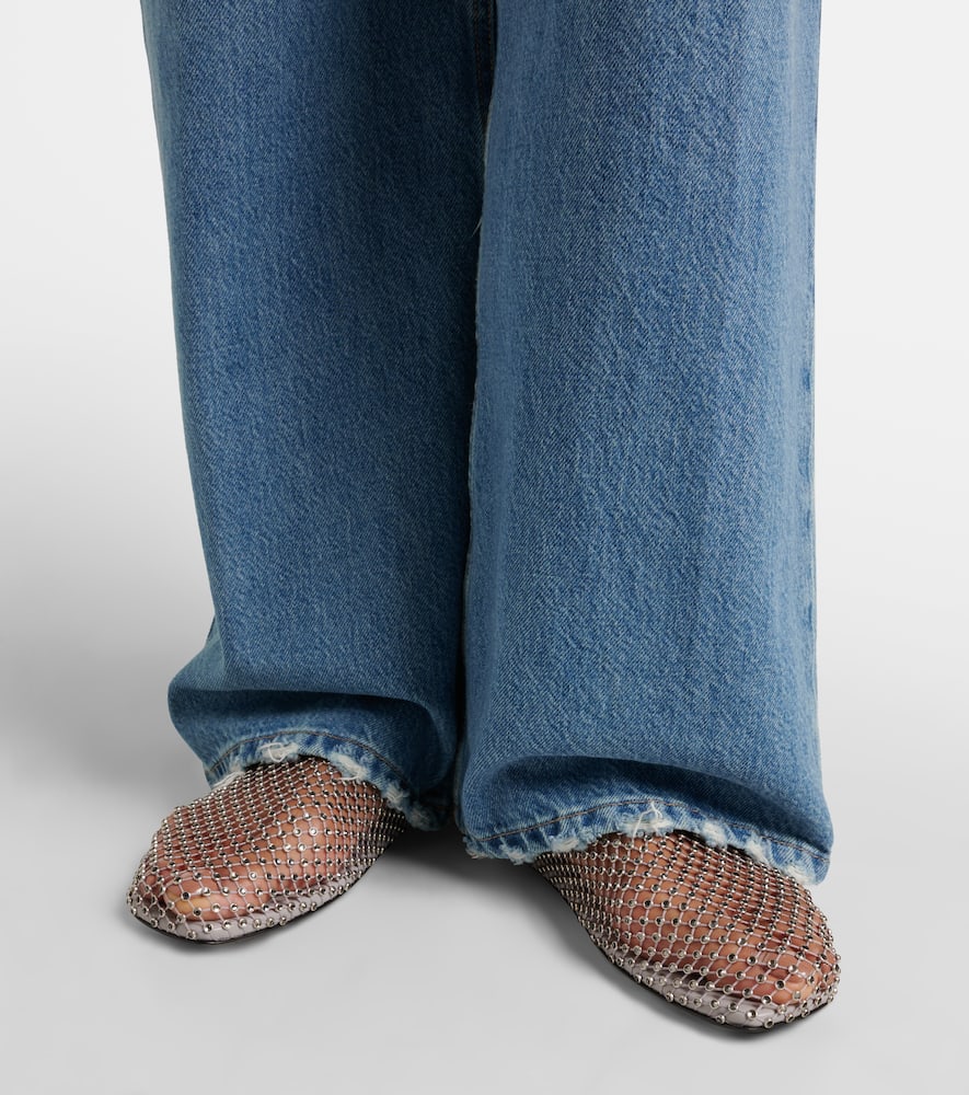 Christopher Esber Minette embellished slip-on shoes