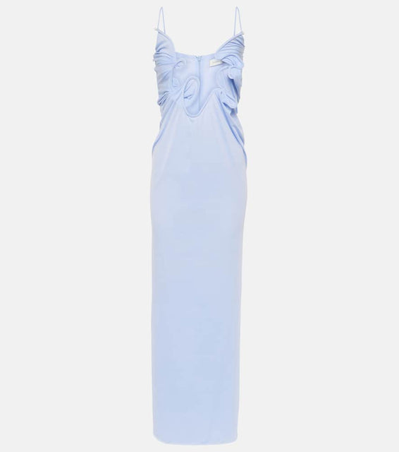 Christopher Esber Molded Venus mesh maxi dress