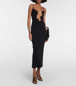 Christopher Esber Salacia sleeveless cutout midi dress