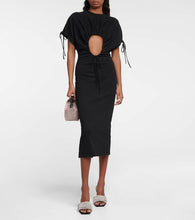 Christopher Kane Cutout cotton midi dress